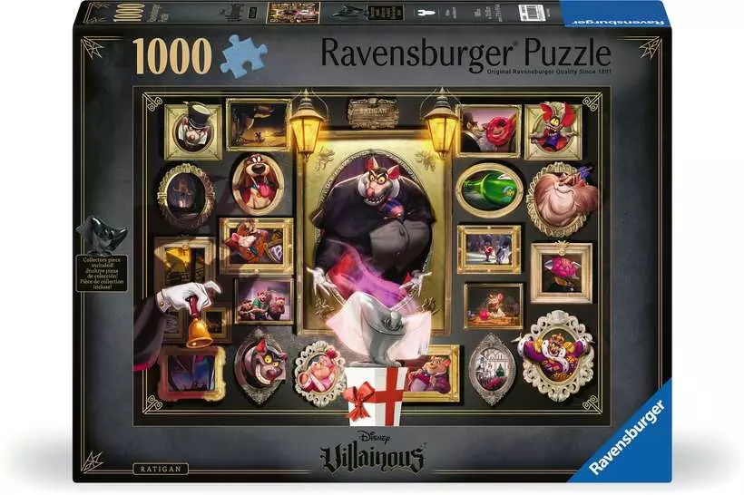 Disney Villainous: Ratigan, 1000 Pieces