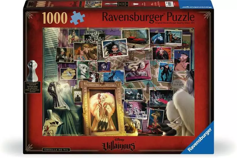Disney Villainous: Cruella de Vil, 1000 Pieces