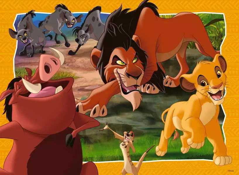 Disney The Lion King: Hakuna Matata - Children's Puzzle, 200 Pieces (XXL)