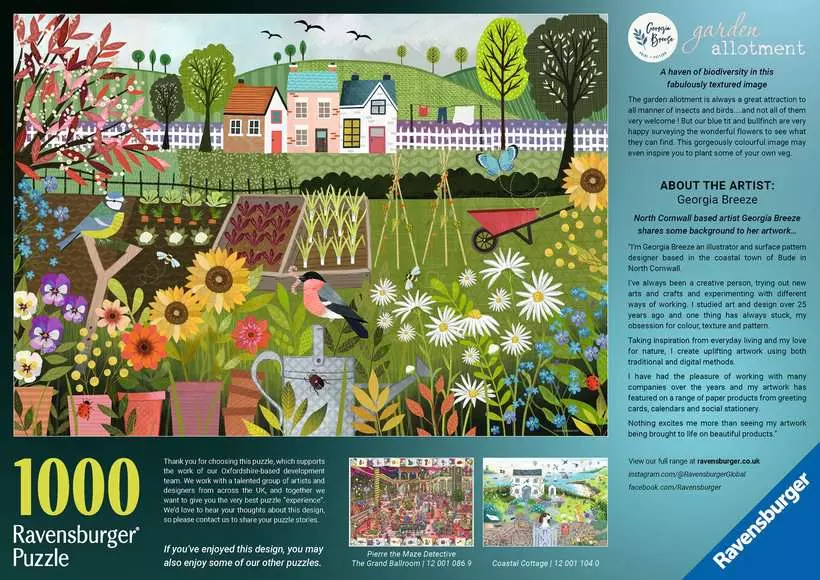 Garden Allotment - Standard Adult Puzzle, 1000 Pieces