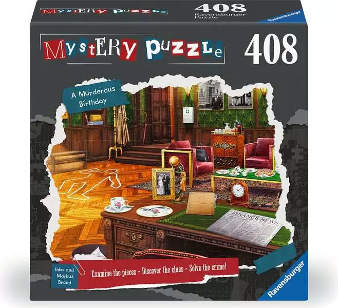 A Murderous Birthday - Puzzle x Crime, 408 Pieces