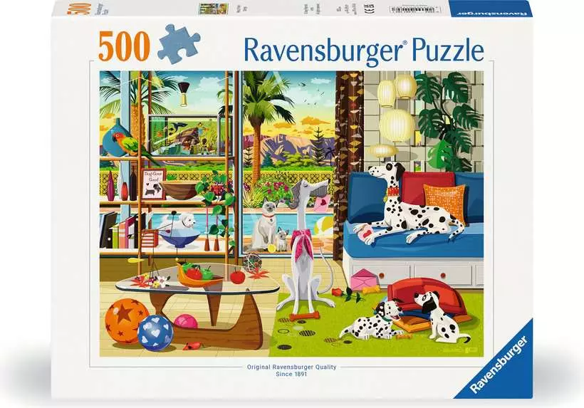 Pets of Palm Springs - Standard Adult Puzzle, 500 Pieces