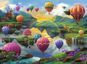 Air Balloon Valley - Standard Adult Puzzle, 500 Pieces