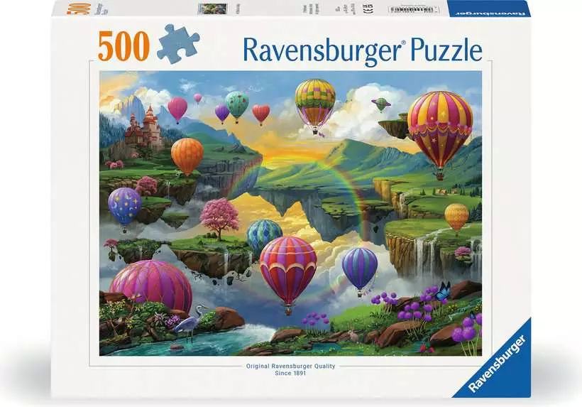 Air Balloon Valley - Standard Adult Puzzle, 500 Pieces