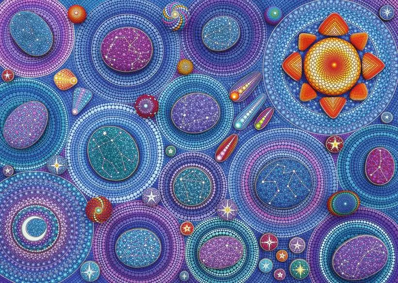 Celestial Constellations - Standard Adult Puzzle, 1000 Pieces