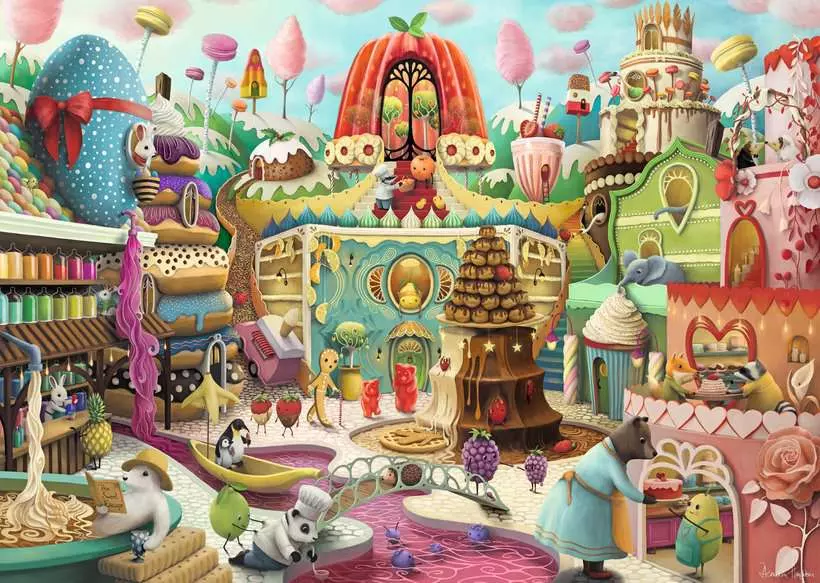 Sweet Street - Standard Adult Puzzle, 1000 Pieces