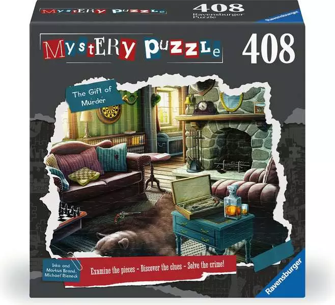 The Gift of Murder - Puzzle x Crime, 408 Pieces