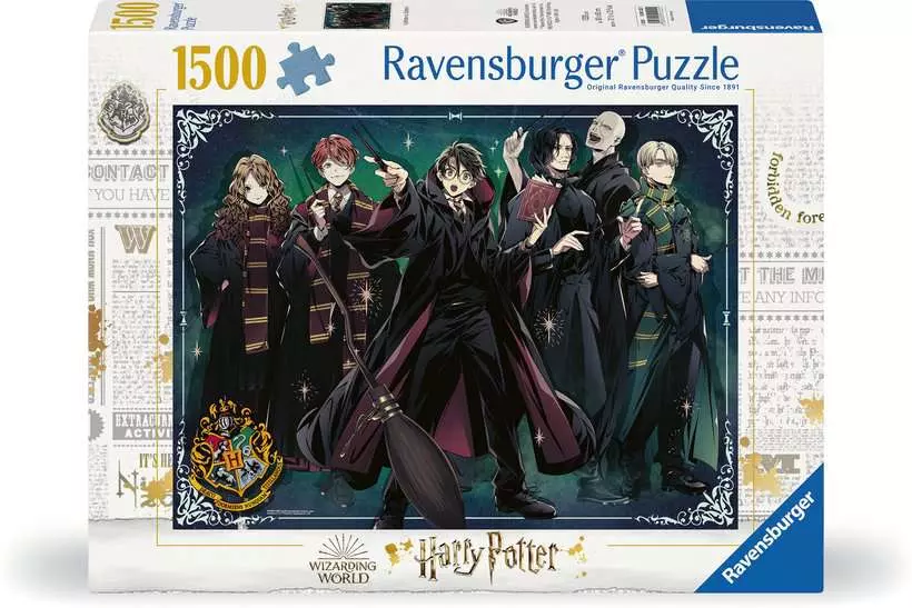 Harry Potter: Gryffindor vs. Slytherin (Anime) - Standard Adult Puzzle, 1500 Pieces