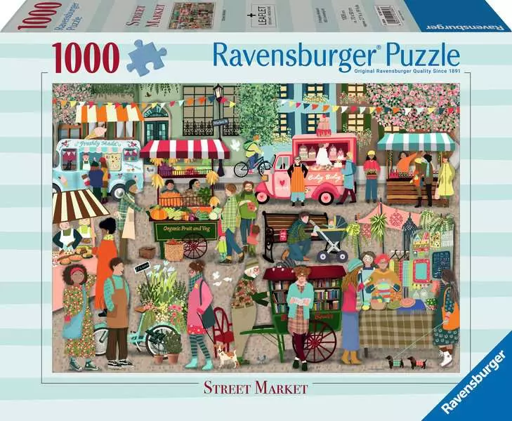 Street Market - Standard Adult Puzzle, 1000 Pieces