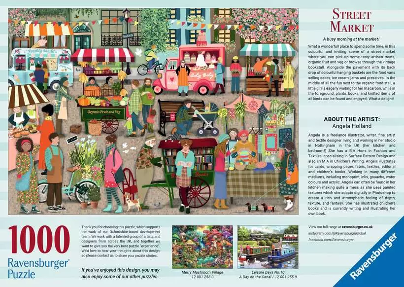 Street Market - Standard Adult Puzzle, 1000 Pieces