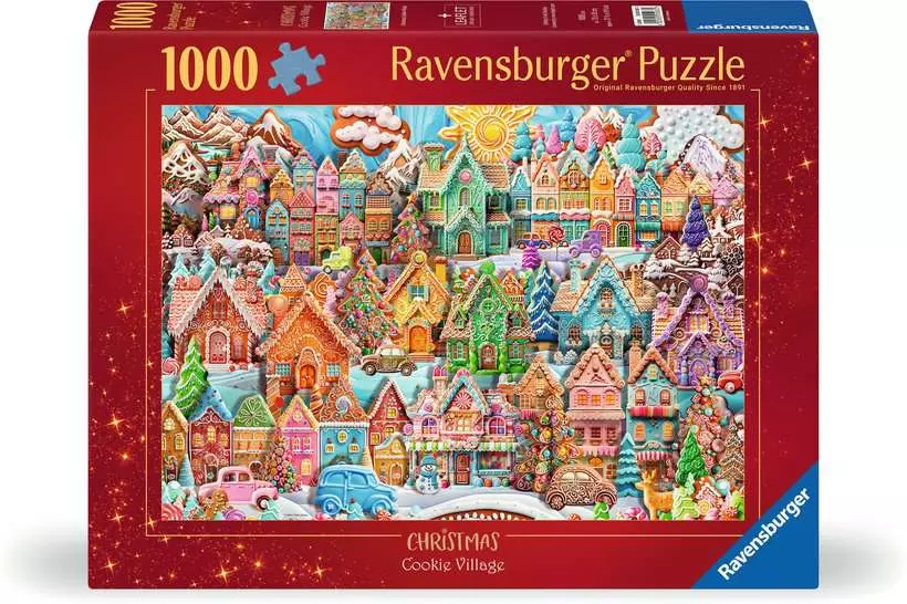 Christmas Cookie Village - Standard Adult Puzzle, 1000 Pieces