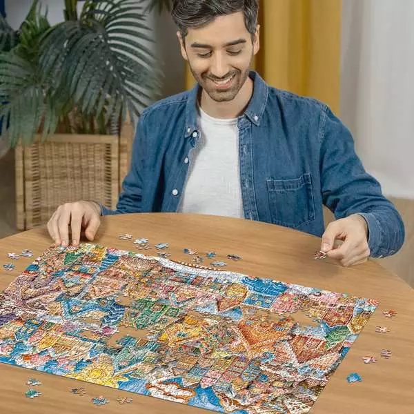 Christmas Cookie Village - Standard Adult Puzzle, 1000 Pieces