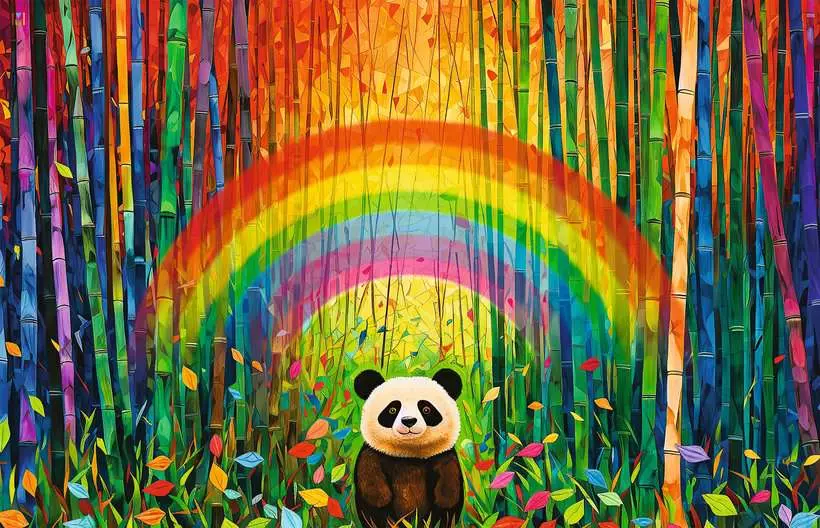 Bamboo Panda - Puzzle Moment, 200 Pieces