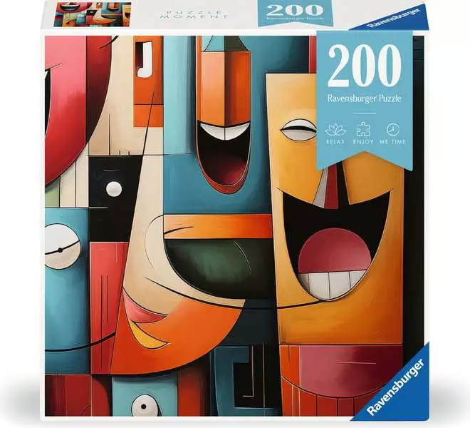 Happy Cubism - Puzzle Moment, 200 Pieces