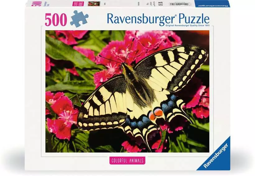 Colorful Animals: Butterfly - Puzzle Highlights, 500 Pieces
