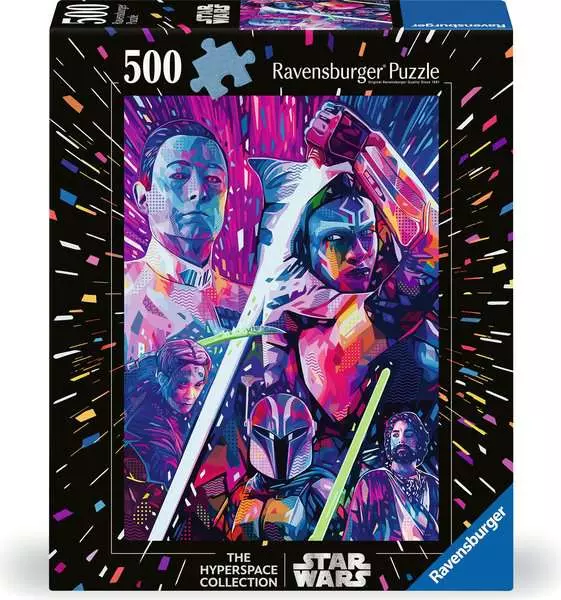 Star Wars - The Hyperspace Collection: Ahsoka - Larger Puzzle Pieces, 500 Pieces (Large)