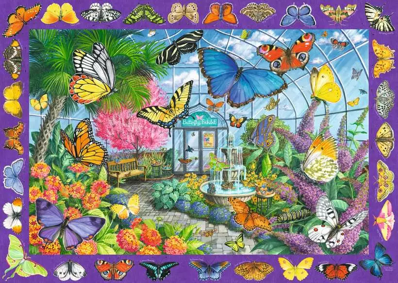 Butterfly Place - Larger Puzzle Pieces, 500 Pieces (Large)