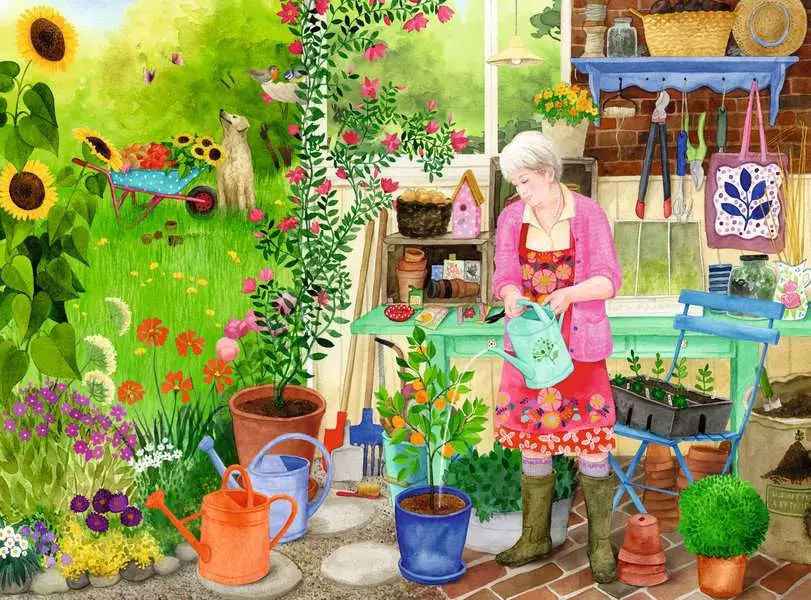 Gardening - Feel Well & Puzzle, 100 Pieces