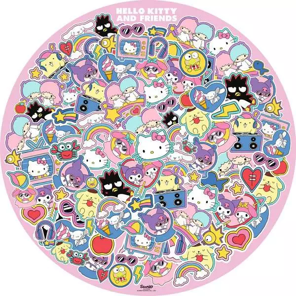 Hello Kitty and Friends - Round Puzzle, 500 Pieces