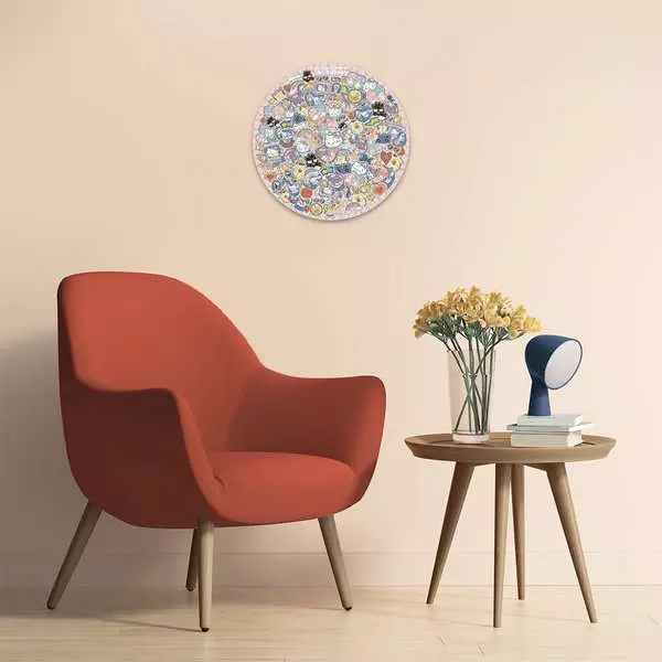 Hello Kitty and Friends - Round Puzzle, 500 Pieces