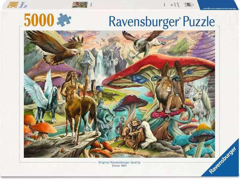 Mushrooms & Myths - Standard Adult Puzzle, 5000 Pieces