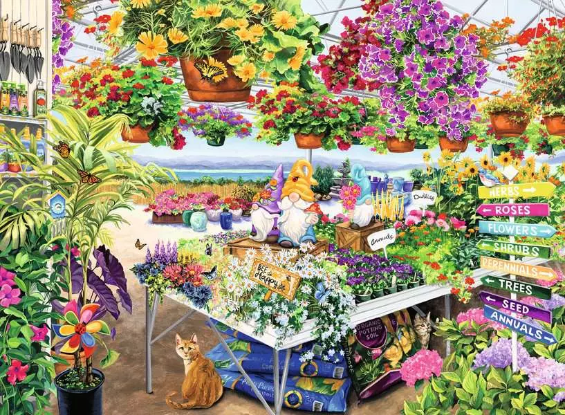 Glorious Garden Centre - Standard Adult Puzzle, 500 Pieces