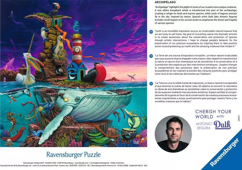 Cherish Your World with Dulk: Archipelago - Standard Adult Puzzle, 500 Pieces