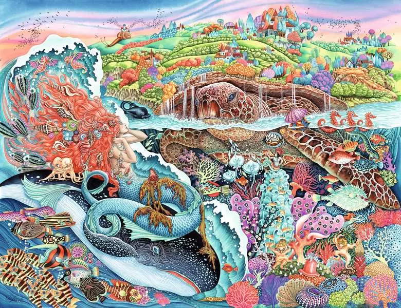 Thalassic Tale - Standard Adult Puzzle, 2000 Pieces