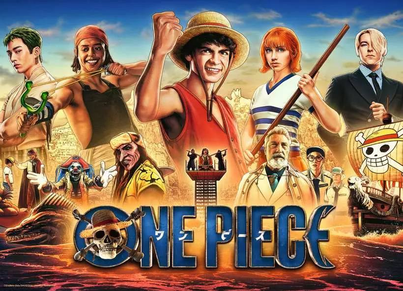 One Piece: The Adventures of the Straw Hat Pirates - Standard Adult Puzzle, 500 Pieces