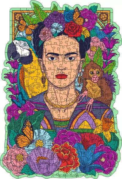 Frida Kahlo - Wooden Puzzles , 300 Pieces