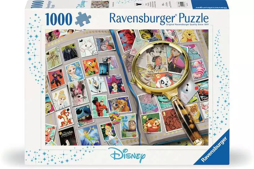 Disney Stamp Album - Standard Adult Puzzle, 1000 Pieces