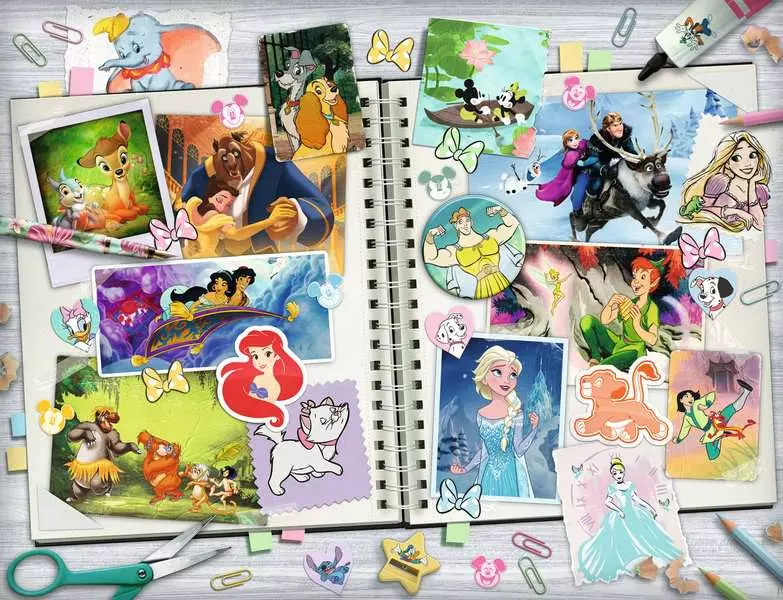 Disney Scrapbook - Standard Adult Puzzle, 2000 Pieces