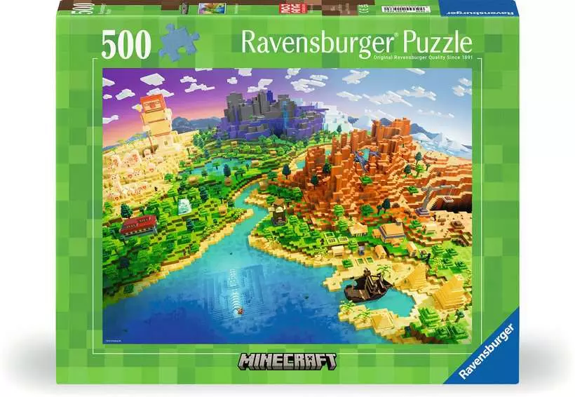 World of Minecraft - Standard Adult Puzzle, 500 Pieces