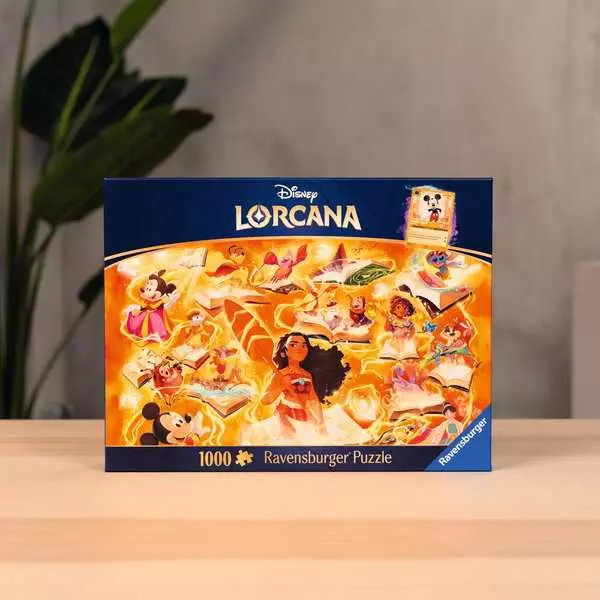 Disney Lorcana TCG - Glimmers of the Realm: Amber - Standard Adult Puzzle, 1000 Pieces
