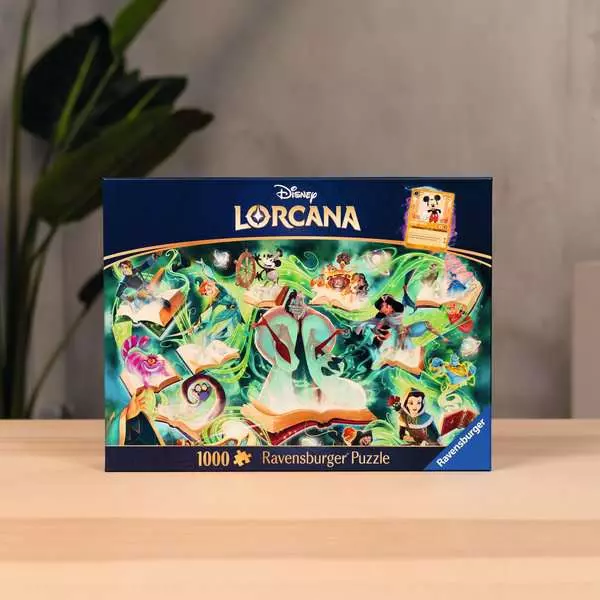 Disney Lorcana TCG - Glimmers of the Realm: Emerald - Standard Adult Puzzle, 1000 Pieces