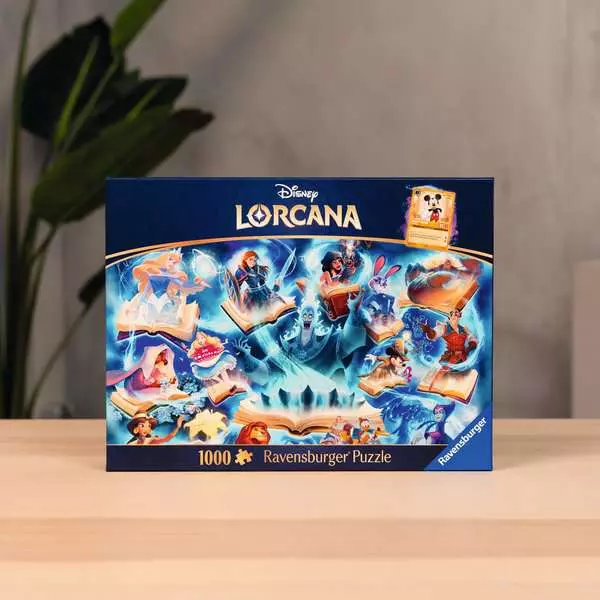 Disney Lorcana TCG - Glimmers of the Realm: Sapphire - Standard Adult Puzzle, 1000 Pieces