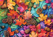 Autumn Riches - Larger Puzzle Pieces, 500 Pieces (Large)