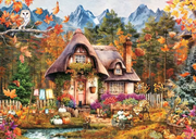 Pumpkin Cottage - Standard Adult Puzzle, 1000 Pieces