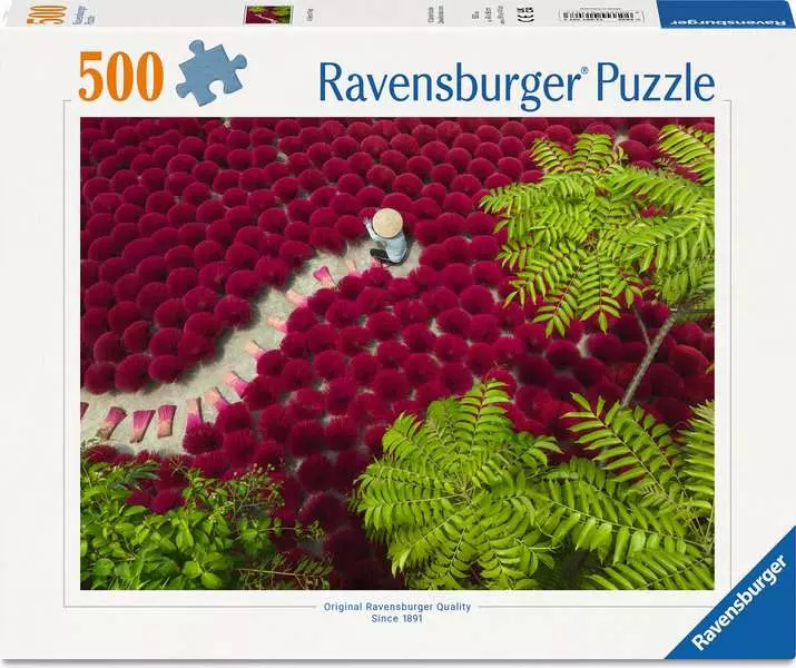 A Sea of Red - Standard Adult Puzzle, 500 Pieces