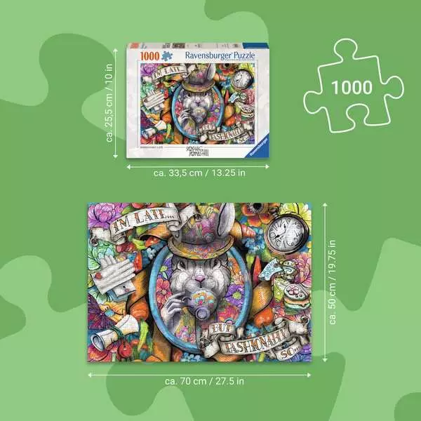 Fashionably Late - Standard Adult Puzzle, 1000 Pieces