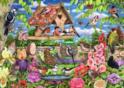 The Bird Table - Standard Adult Puzzle, 1000 Pieces