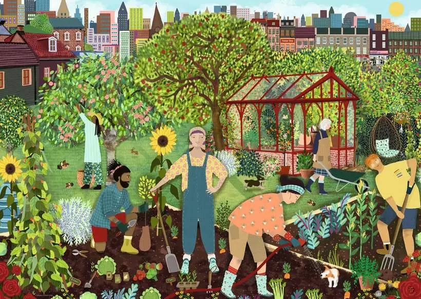 The Allotment - Standard Adult Puzzle, 1000 Pieces