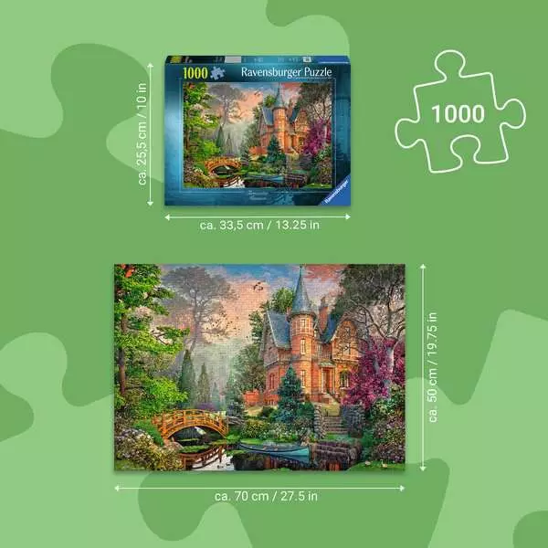 Terracotta Mansion - Standard Adult Puzzle, 1000 Pieces