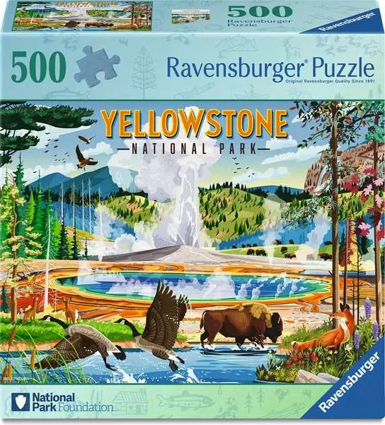 Yellowstone National Park - Standard Adult Puzzle, 500 Pieces