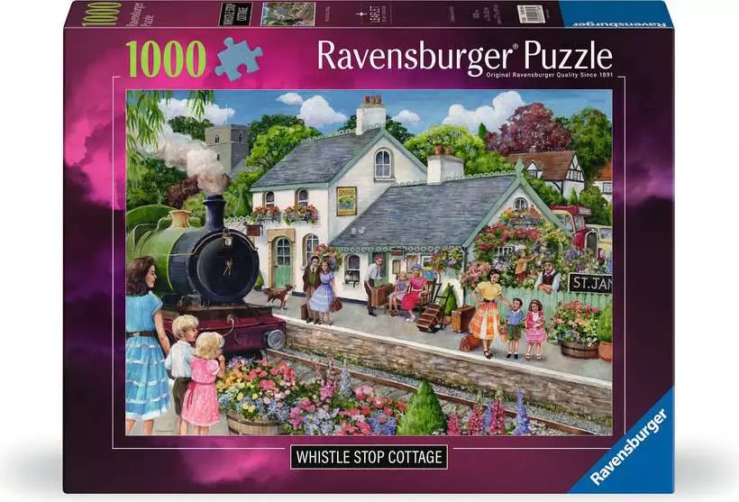 Whistle Stop Cottage - Standard Adult Puzzle, 1000 Pieces