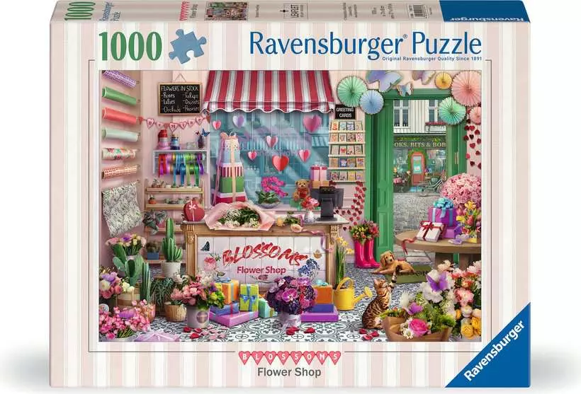 Blossoms Flower Shop - Standard Adult Puzzle, 1000 Pieces