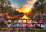 Sunset in Amsterdam - Feel Well & Puzzle, 200 Pieces