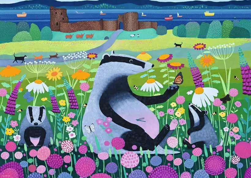 Meadow Mischief - Standard Adult Puzzle, 1000 Pieces