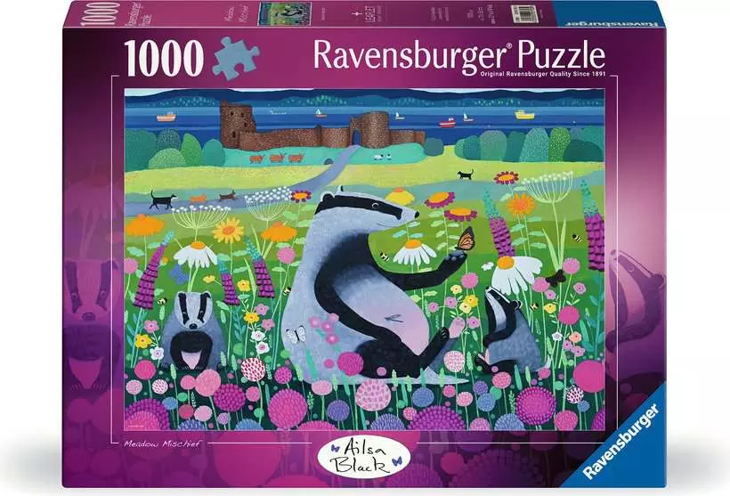 Meadow Mischief - Standard Adult Puzzle, 1000 Pieces