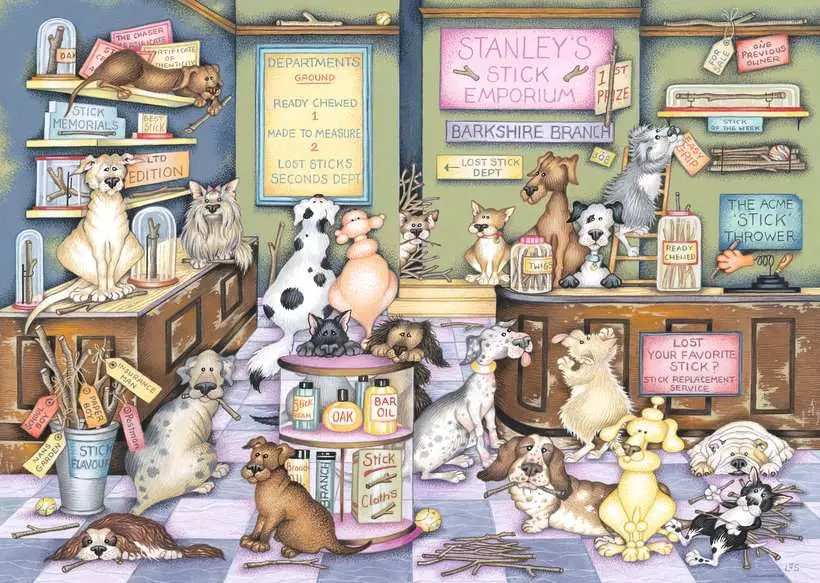 Stanley's Stick Emporium - Standard Adult Puzzle, 1000 Pieces